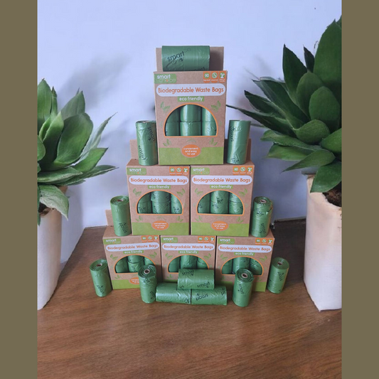 Biodegradable Dog Waste Bags - Eco-Friendly Poop Bags for Pet Cleanup